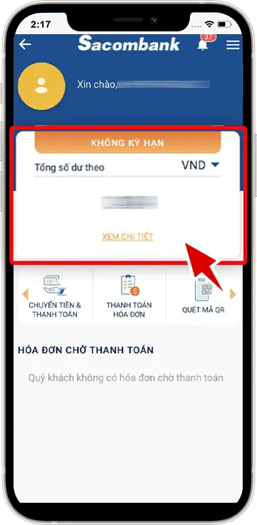 Bước 1 : Tại trang chủ =>> Chọn mục XEM CHI TIẾT